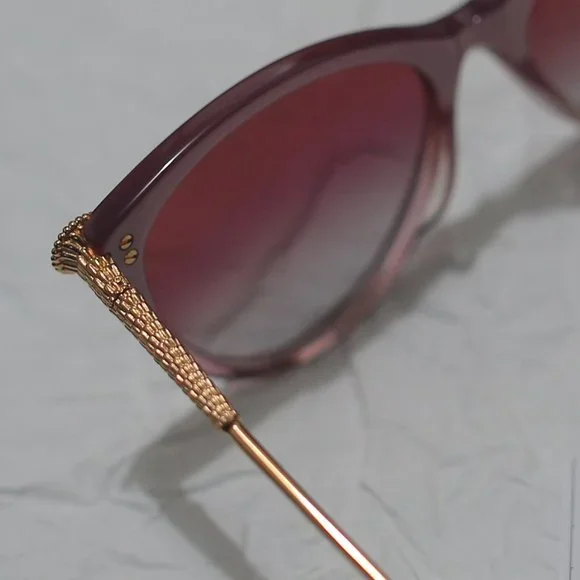 NWT Pink Gold Boucheron Cat Eye Gradient 55MM Sunglasses. - Picture 5 of 10